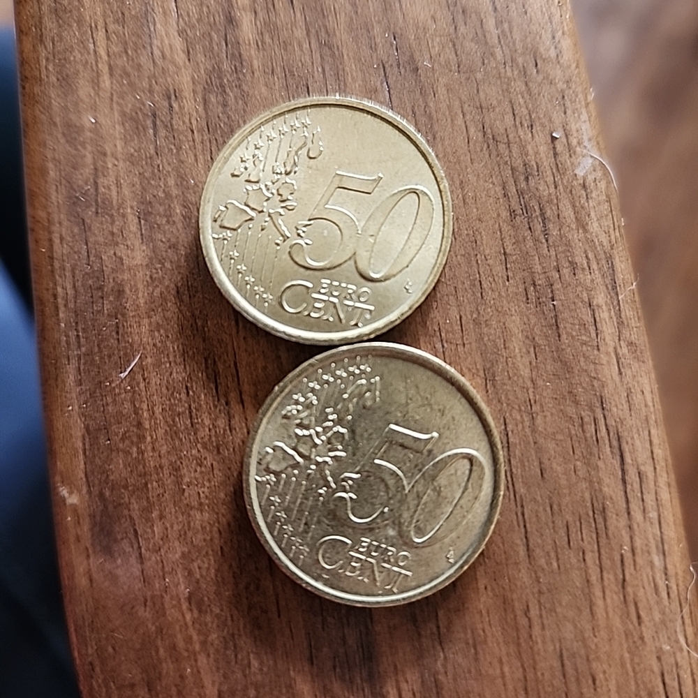50 Euro Cent Coins